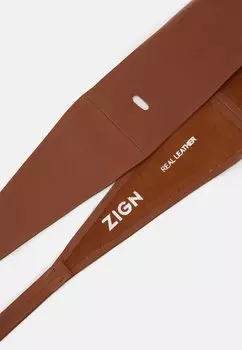 Поясной ремень Leather Zign, коньяк