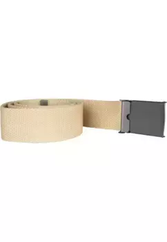 Поясной ремень URBAN CLASSICS " Urban Classics Unisex Canvas Belt", бежевый