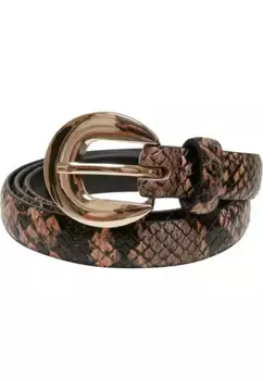 Поясной ремень URBAN CLASSICS " Urban Classics Women's Snake Leather Ladies Belt", черный