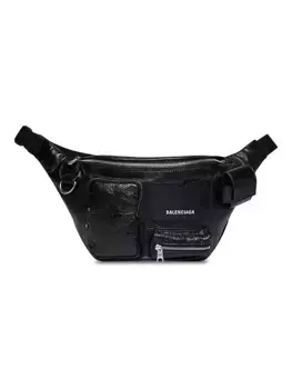 Поясной рюкзак Superbusy Balenciaga, черный