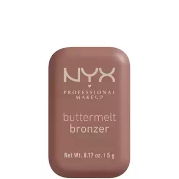 Порошковый бронзер buttermelt, 12 ч., устойчив к выцветанию и стиранию - цвет «bros biscuit» Nyx Professional Makeup, цвет butta biscuit