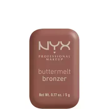 Порошковый бронзер buttermelt, 12 ч., устойчив к выцветанию и стиранию - осыпается Nyx Professional Makeup, цвет butta off