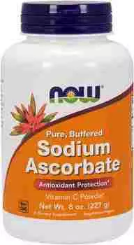 Порошок аскорбата натрия Now Sodium Ascorbate Powder, 227 г 2 упаковки