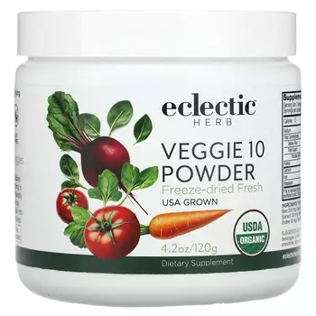 Порошок Eclectic Institute Veggie 10, 120 г
