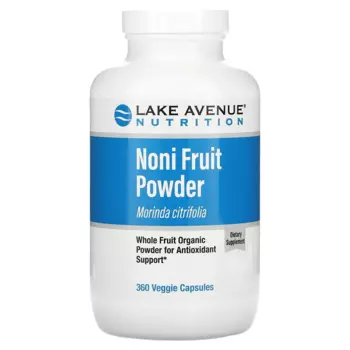 Порошок из нони, органический порошок из цельных плодов, 360 вегетарианских капсул, Lake Avenue Nutrition