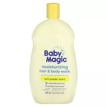 Порошок увлажняющий Baby Magic для мытья волос и тела, 488 мл
