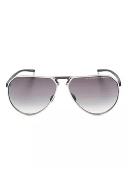 Porsche Design солнцезащитные очки-пилоты P'8938, черный