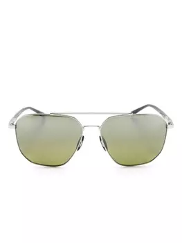 Porsche Design солнцезащитные очки-пилоты, серебристый