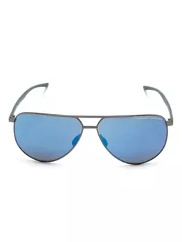 Porsche Design солнцезащитные очки-пилоты, серый