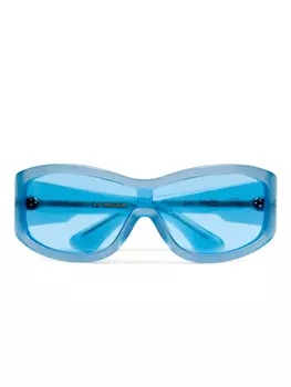 Port Tanger солнцезащитные очки в массивной оправе, синий