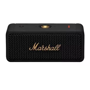 Портативная беспроводная колонка Marshall Emberton, черный и латунь