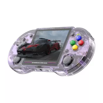 Портативная игровая консоль Anbernic RG353PS, 1 ГБ/16 ГБ, Cortex-A55 RK3566, прозрачный фиолетовый