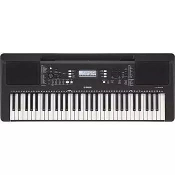 Портативная клавиатура Yamaha PSR-E373 с адаптером питания