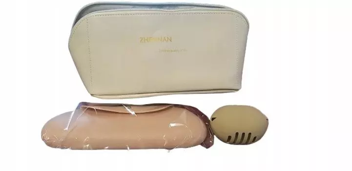 Портативная косметичка на молнии, складная ручка, крем Zhennan +2 футляра GRN