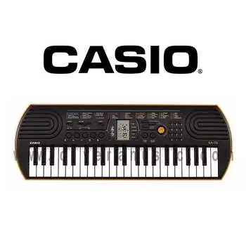 Портативная мини-клавиатура Casio SA-76 с 44 клавишами SA-76 44-Key Portable Mini Keyboard