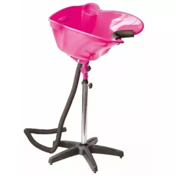 Портативная раковина для мытья волос Shophair, розовая Shophair