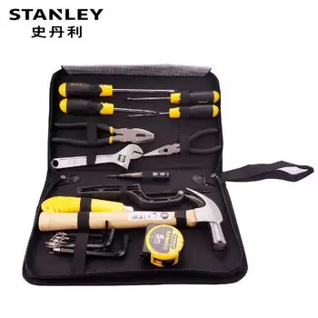 Портативная сумка для инструментов Stanley на молнии, подарочный набор из 22 предметов, многофункциональный набор инструментов 92-010-23C