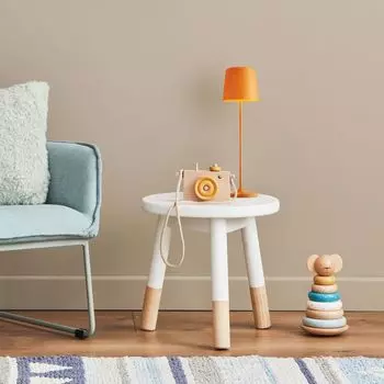 Портативная светодиодная настольная лампа для улицы, 37 см, 310 лм, сенсорный диммер, USB, оранжевый Lightbox