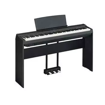 Портативное цифровое пианино Yamaha P-125a, стойка и педали — черный P125AB +L125B +LP1B