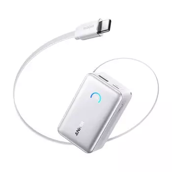 Портативный аккумулятор внешний Anker S1 10000 45W, белый