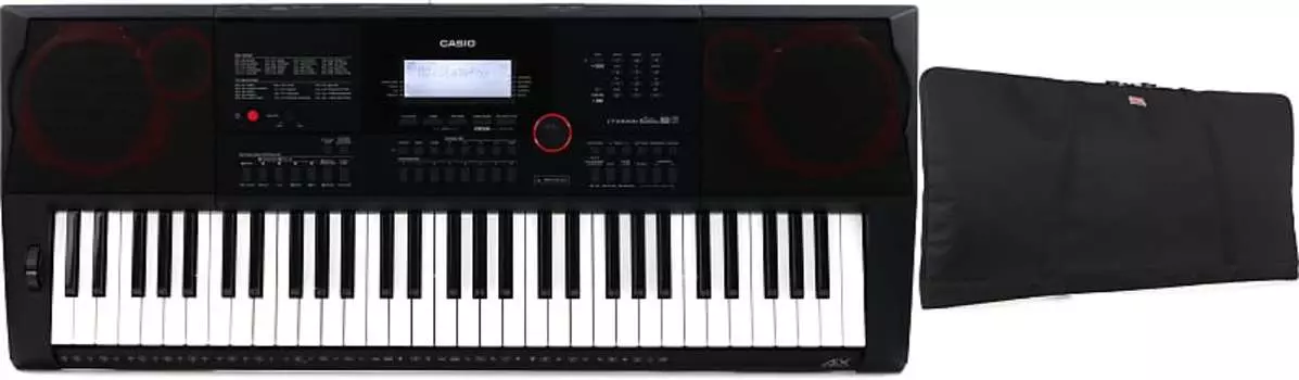 Портативный аранжировщик Casio CT-X3000 с 61-клавишной клавиатурой и Gator GKBE-61 Economy Keyboard Gig Bag Casio + Gator CT-X3000=1 GKBE-61=1