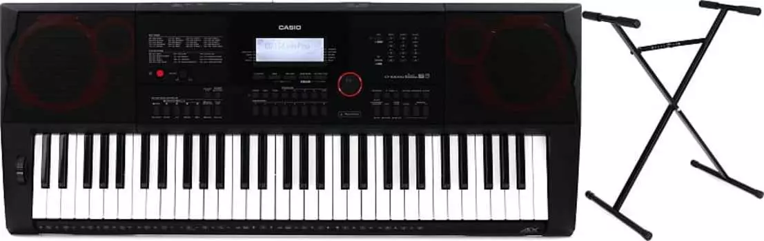 Портативный аранжировщик Casio CT-X3000 с 61-клавишной клавиатурой и подставкой для клавиатуры Casio ARST X-Style CT-X3000=1 ARST=1