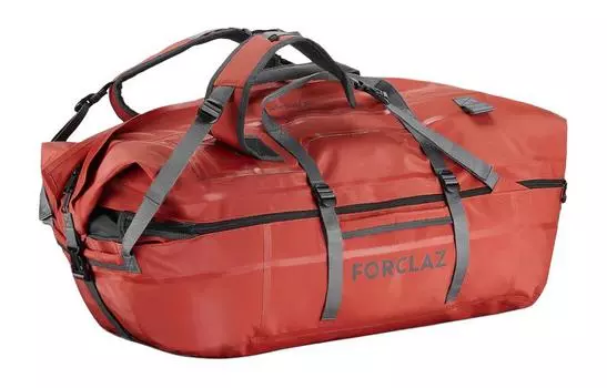 Портативный дорожный рюкзак из полиэстера унисекс DECATHLON, Brick Red