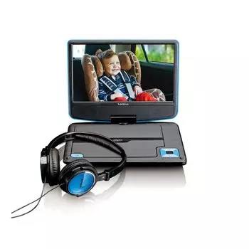 Портативный DVD - Плеер Lenco DVP-910BU 9 - дюймовый с кронштейном, синий