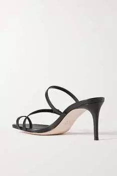 PORTE & PAIRE Кожаные сандалии, черный