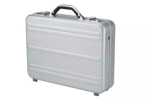 Портфель ALUMAXX "Mecato", серебристый