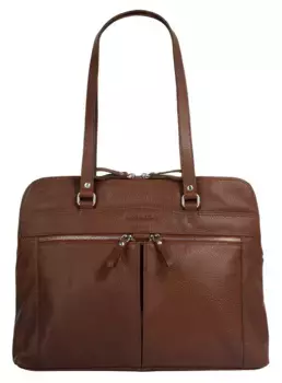 Портфель Betty Barclay, натуральная кожа, цвет Cognac