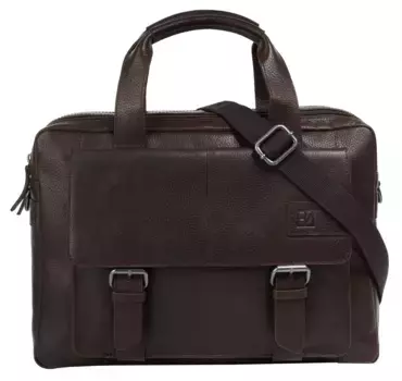 Портфель BODENSCHATZ, натуральная кожа, коричневый