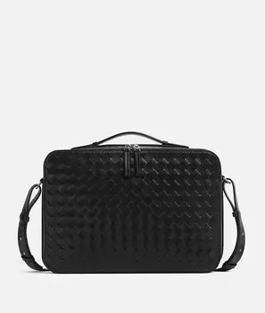 Портфель Bottega Veneta, черный