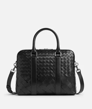 Портфель Bottega Veneta, черный