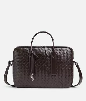 Портфель Bottega Veneta, карамельный