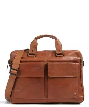 Портфель Bronco 17 дюймов из зерненой кожи Spikes & Sparrow, коричневый