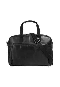 Портфель BUSINESS BAG, ЧЕРНЫЙ, натуральная кожа SANSIBAR, черный
