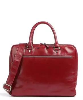 Портфель Cambridge 13 дюймов из воловьей кожи Leonhard Heyden, красный