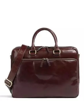 Портфель Cambridge 15 дюймов из мелкозернистой яловой кожи Leonhard Heyden, коричневый