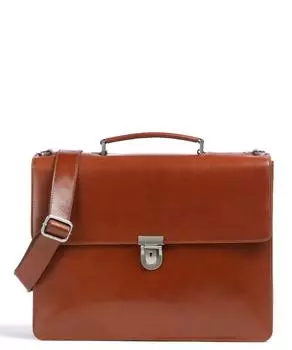 Портфель Cambridge 15 кожаный Leonhard Heyden, коричневый