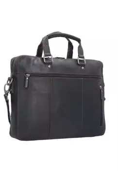 Портфель Dakota кожаный 37 см LEONHARD HEYDEN, коричневый