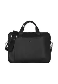 Портфель Golf 2.0 кожаный 38 см BRAUN BFFEL, черный