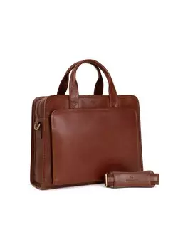 Портфель Hexagona, коричневый