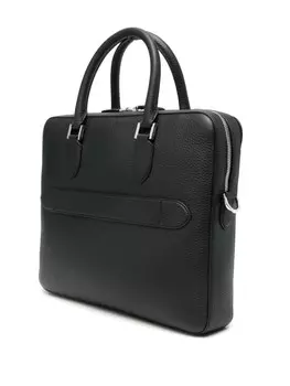 Портфель из шагреневой кожи Aspinal Of London, черный