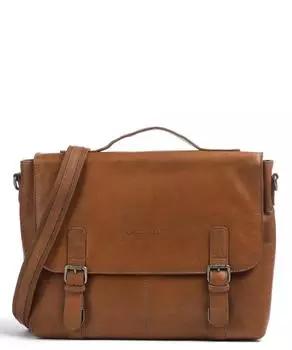 Портфель Jules 12 дюймов из воловьей кожи с подтягиванием The Chesterfield Brand, коричневый