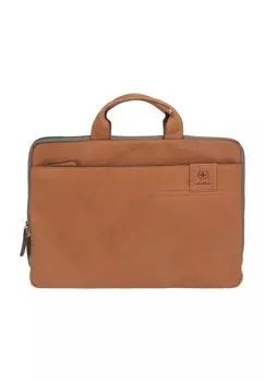 Портфель Кевин, кожа, на молнии strellson, цвет Cognac
