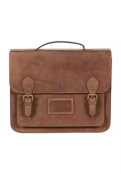 Портфель кожаный, с отделением для ноутбука Dunmore, коричневый