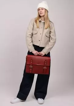Портфель LEATHER BUSINESS LAPTOP 15" BOSTON L SID & VAIN, цвет rot