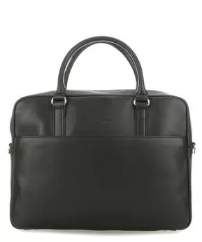 Портфель Mademoiselle 14 дюймов из зерненой яловой кожи Lancaster, черный