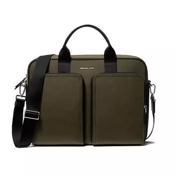 Портфель Michael Kors Kent Nylon, оливковый